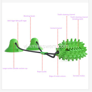 Sản phẩm chăm sóc răng miệng bàn chải đánh răng ba đầu cho thú cưng